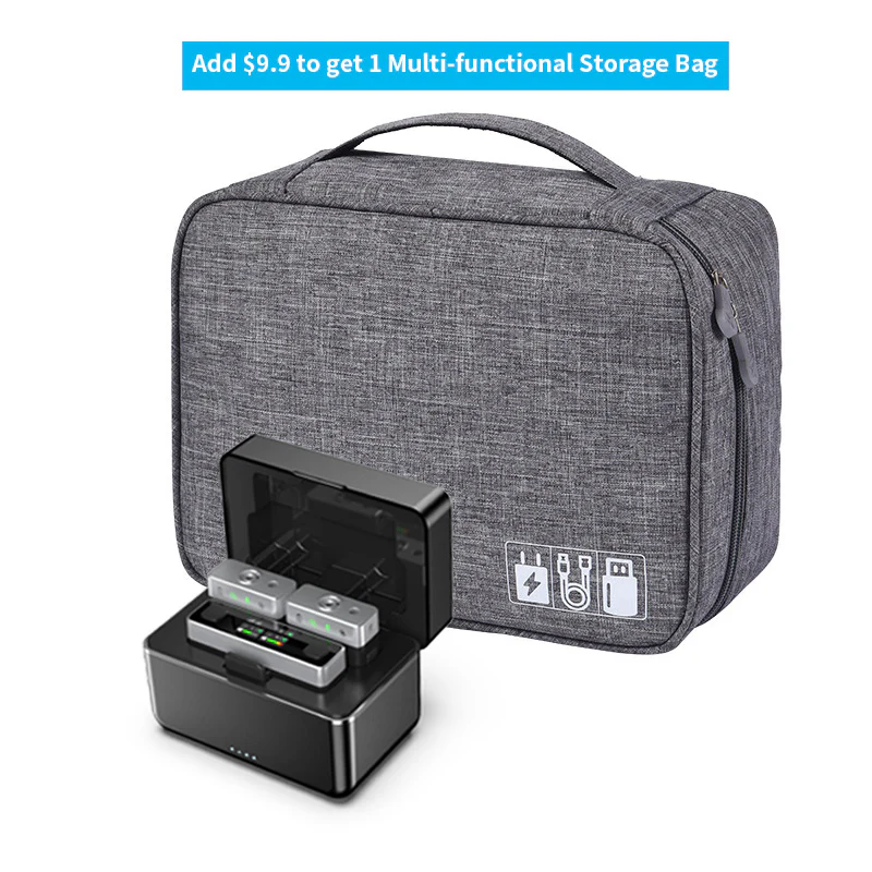 Ulanzi U-Mic AM18 Wireless Lavalier Microphone System A018GBB2 - Image 13