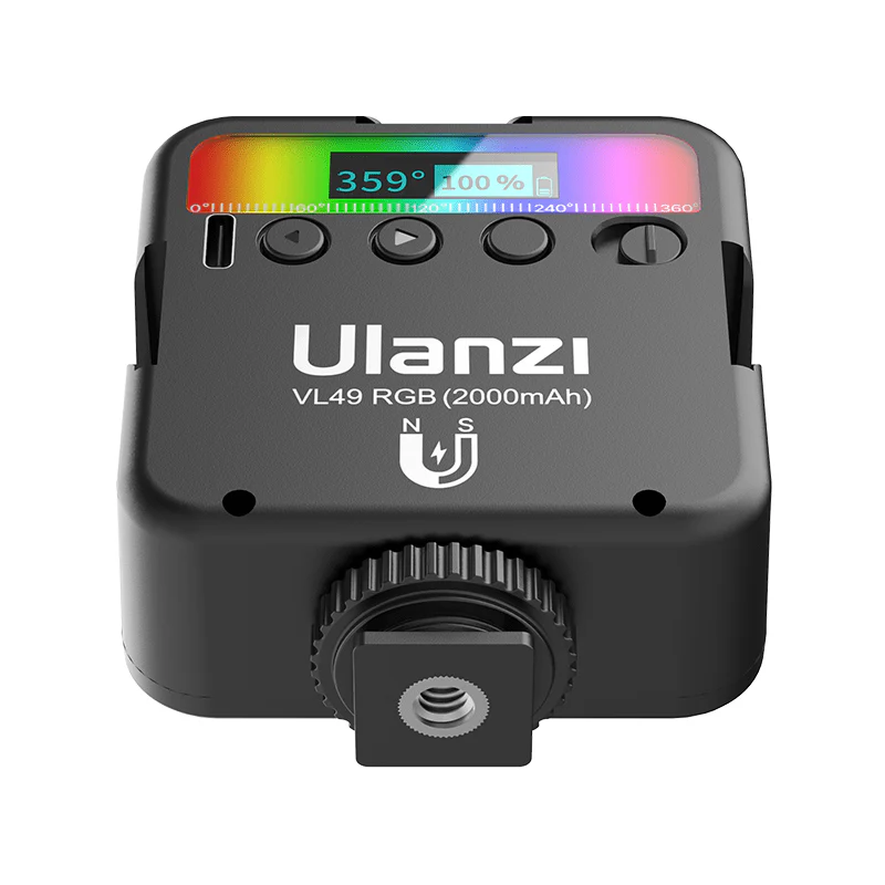 Ulanzi VL49 Rechargeable Mini RGB Light - Image 5